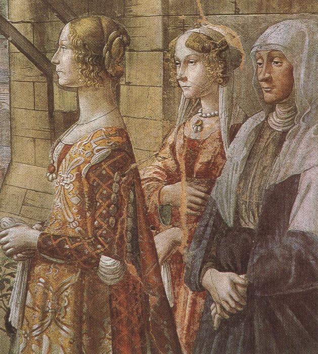 Sandro Botticelli Domenico Ghirlandaio,Stories of St John the Baptist,The Visitation (mk36)